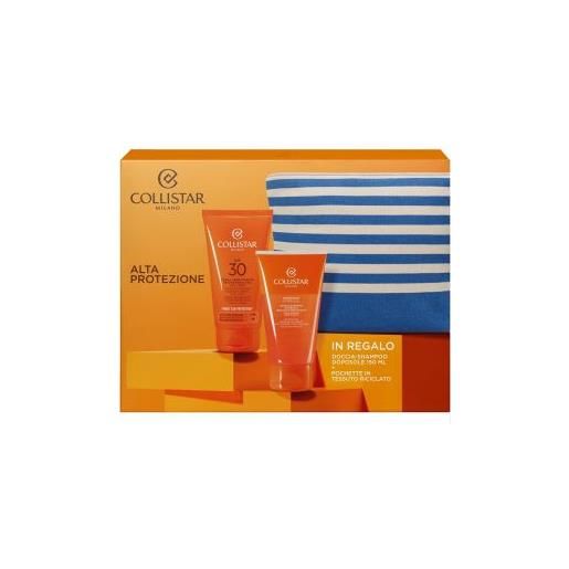 Collistar crema solare protezione attiva spf 30 + doccia-shampoo doposole