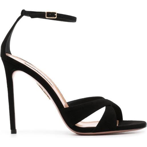 Aquazzura sandali divine 105mm - nero