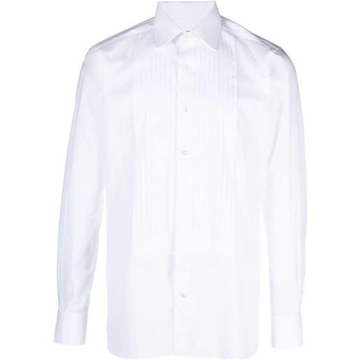 TOM FORD camicia pintuck - bianco