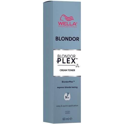 Wella professionals ossigenazione blondor. Plex cream toner /36 crystal vanilla