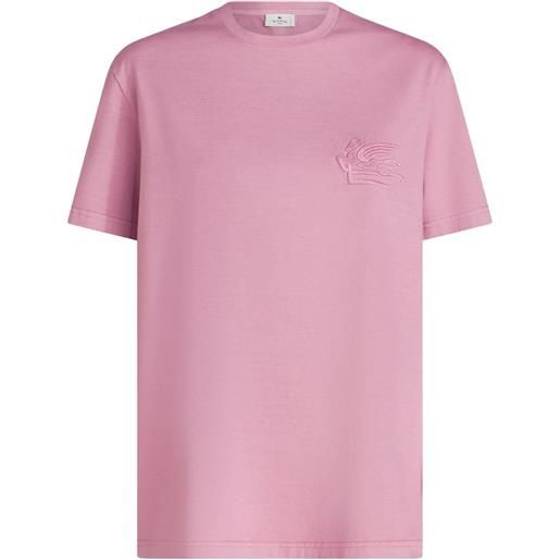ETRO t-shirt con ricamo - rosa