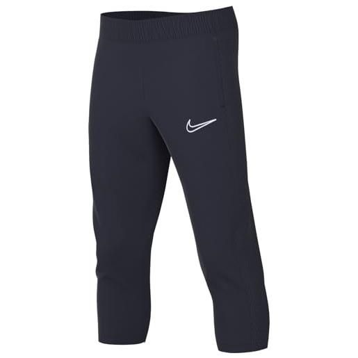 Nike 3/4 knit soccer pants y nk df acd23 3/4 pant kp, black/black/white, dr1369-010, l