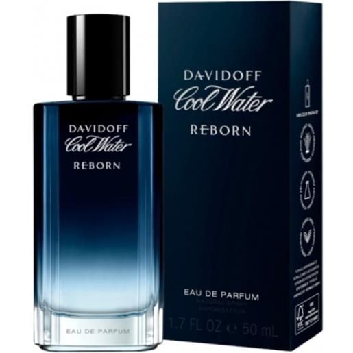 DAVIDOFF cool water reborn - eau de parfum uomo 50 ml vapo