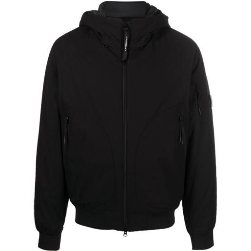 C.P. Company giacca shell-r con cappuccio - nero