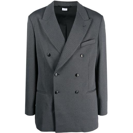 Random Identities cappotto doppiopetto - grigio