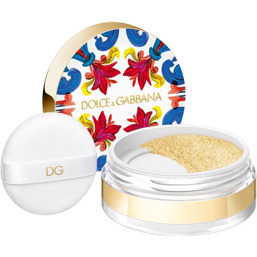 Dolce&Gabbana solar glow translucent loose setting powder cipria polvere 3 honey