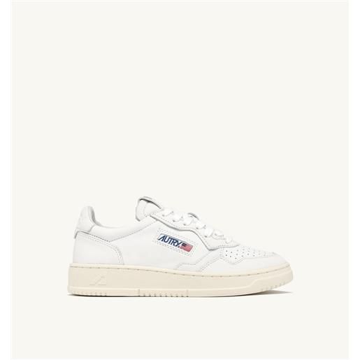 autry sneakers medalist low in nappa bianca super soft