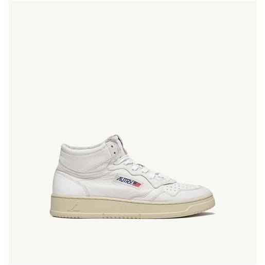 autry sneakers medalist high in nappa bianca super soft