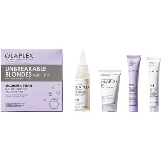 Olaplex unbreakable blondes mini kit cofanetto