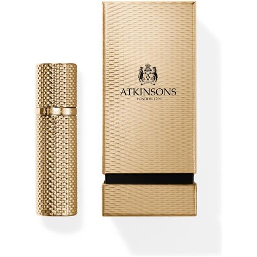 Atkinsons travel perfume case gold