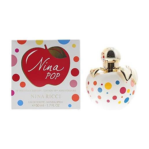 Nina Ricci nina pop eau de toilette spray (10th birthday edition) 50ml/1.7oz by Nina Ricci