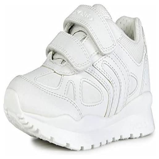 Geox j pavel c, sneakers bambini e ragazzi, bianco (white), 39 eu