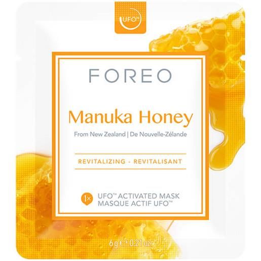 FOREO maschera rivitalizzante al miele di manuka honey(revitalizing mask) 6 x 6 g