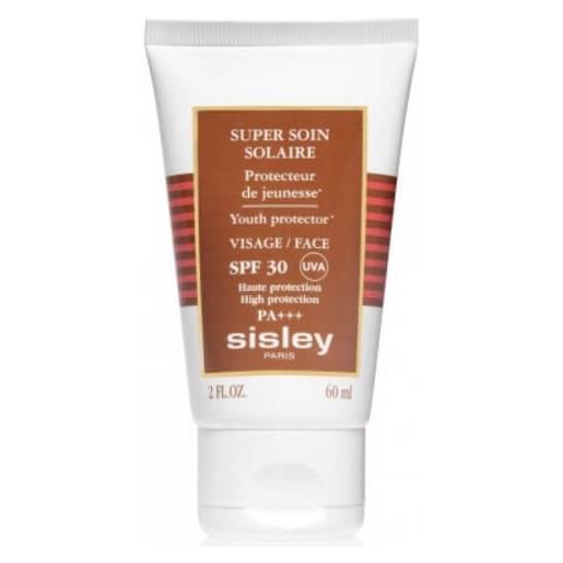 Sisley crema solare per viso waterproof spf 30 sun (super soin solaire) 60 ml