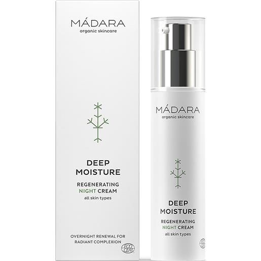 MÁDARA crema viso rigenerante notte deep moisture (regenerating night cream) 50 ml