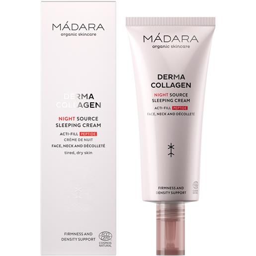 MÁDARA crema notte rigenerante derma collagen (night source sleeping cream) 70 ml