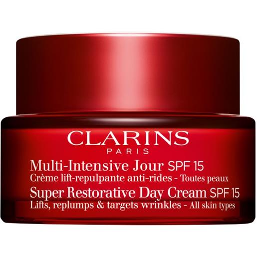 Clarins crema da giorno per pelli mature spf 15 (super restorative day cream) 50 ml