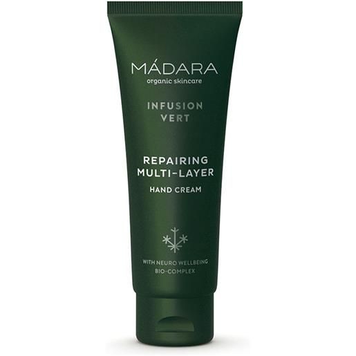MÁDARA crema mani rigenerante infusion vert repairing multi-layer (hand cream) 75 ml