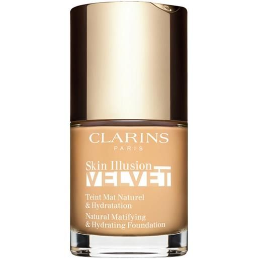 Clarins fondotinta opacizzante skin illusion velvet (natural matifying & hydrating foundation) 30 ml 110.5w