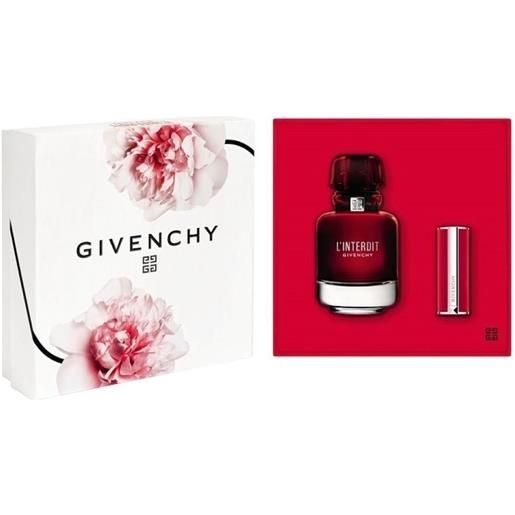 Givenchy l´interdit rouge - edp 50 ml + rossetto