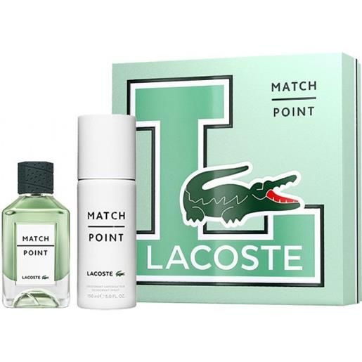 Lacoste match point - edt 100 + deodorante spray 150 ml