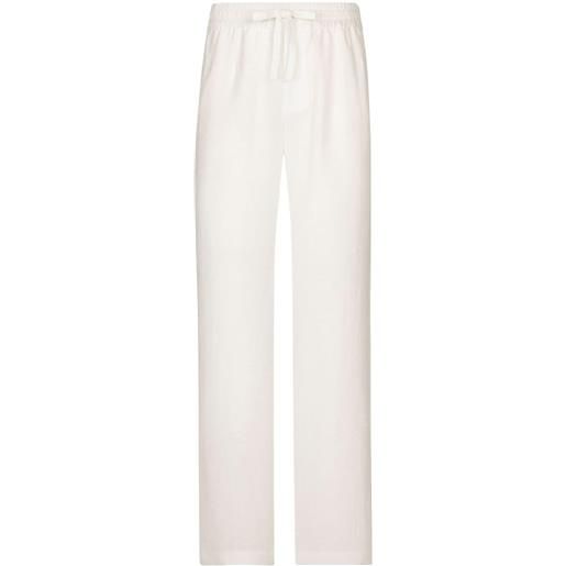 Dolce & Gabbana pantaloni con coulisse - bianco