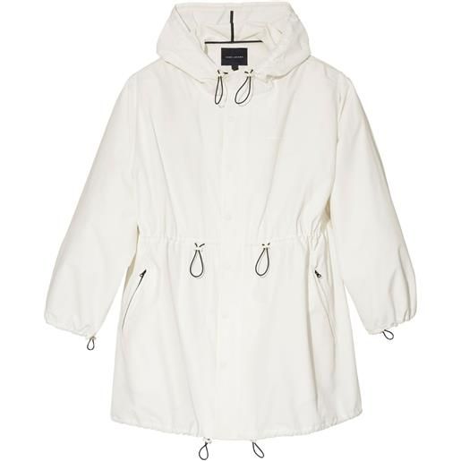 Marc Jacobs parka balloon con coulisse - bianco