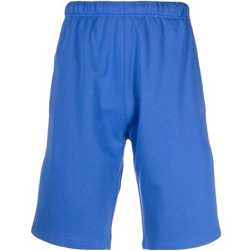 Kenzo shorts sportivi con ricamo - blu