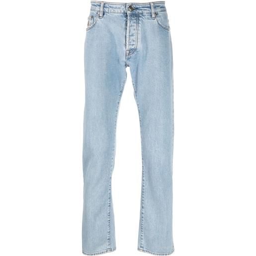 Moorer jeans dritti pavel-dc113 - blu