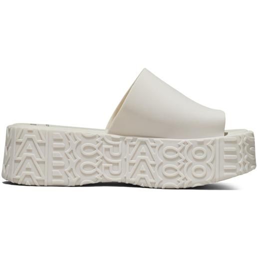 Marc Jacobs sandali slides becky con suola rialzata x melissa - toni neutri