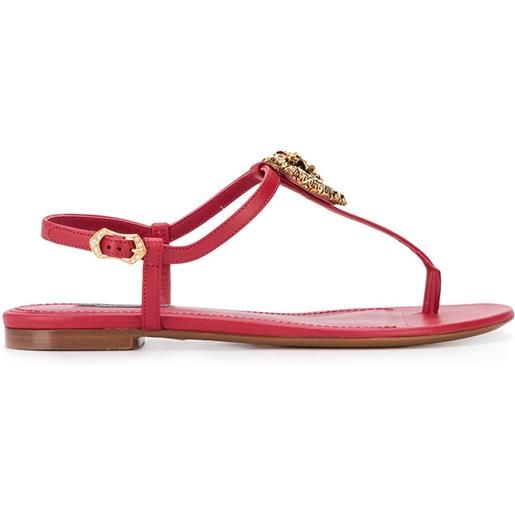 Dolce & Gabbana sandali devotion - rosso