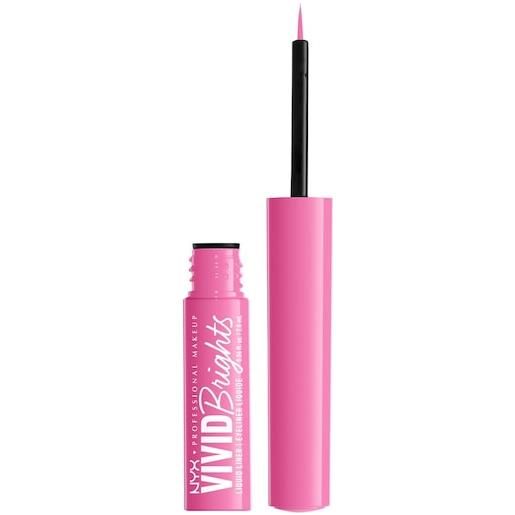 NYX Professional Makeup trucco degli occhi eyeliner vivid bright liquid liner 008 don't pink twice