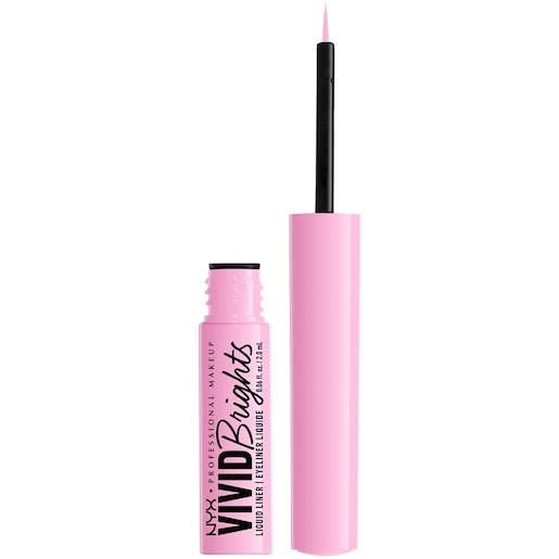 NYX Professional Makeup trucco degli occhi eyeliner vivid bright liquid liner 009 sneaky pink