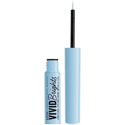 NYX Professional Makeup trucco degli occhi eyeliner vivid bright liquid liner 006 blue thang