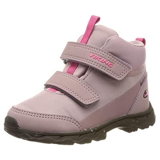 Viking as​k​ mi​d​ f gtx, scarpe da passeggio unisex - bambini e ragazzi, grigio (grey/light green), 25 eu