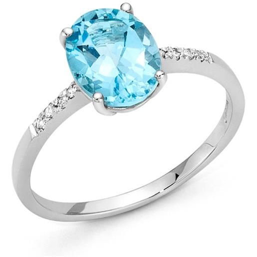 Miluna anello topazio azzurro Miluna lid3257
