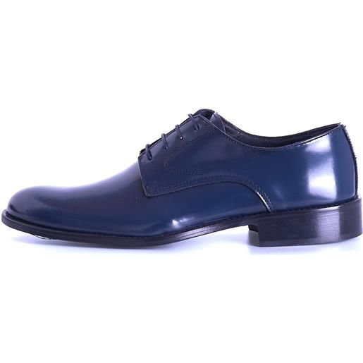 ALESSANDRO GILLES scarpe derby ALESSANDRO GILLES in pelle abrasivata, colore blu