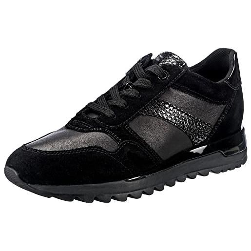 Geox d tabelya a, sneakers donna, nero (black c9997), 37 eu
