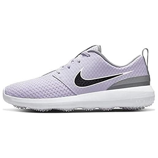 Nike roshe g, scarpe da golf donna, viola (violet frost black white particle grey), 39 eu