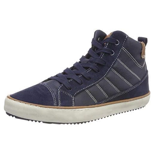 Geox j alonisso boy b scarpe da ginnastica a collo alto bambino, blu (navy c4002), 31 eu