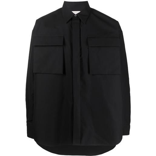 Alexander McQueen camicia con tasche - nero