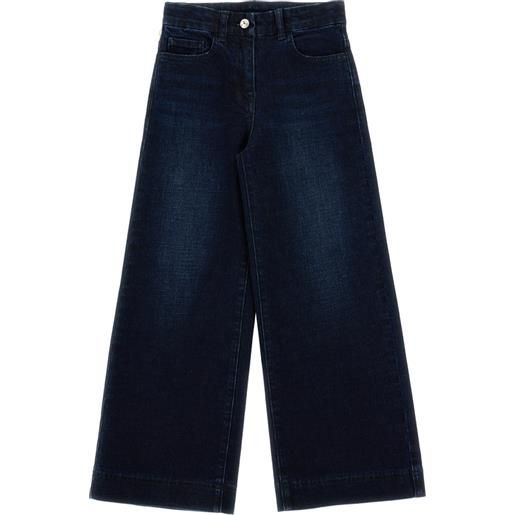 Monnalisa jeans denim wide leg