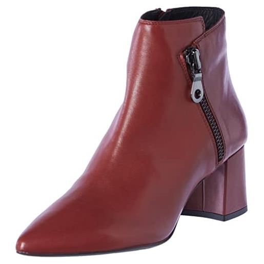 Geox d bigliana a, scarpe donna, rosso (mahogany), 40 eu