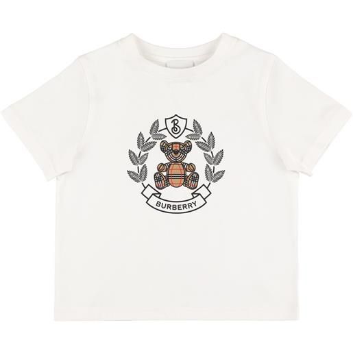 BURBERRY t-shirt in jersey di cotone con logo