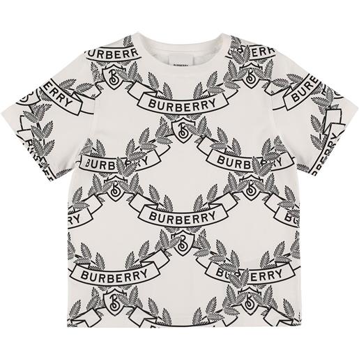 BURBERRY t-shirt in jersey di cotone con logo