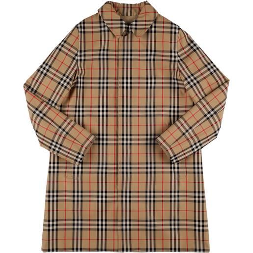 BURBERRY trench in cotone check