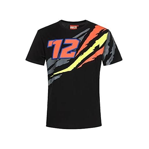 Valentino Rossi vr/46 riders academy t-shirt 72, uomo, s, nero