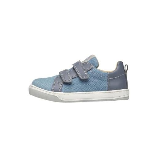 Naturino caleb vl-sneakers in denim, azzurro 24