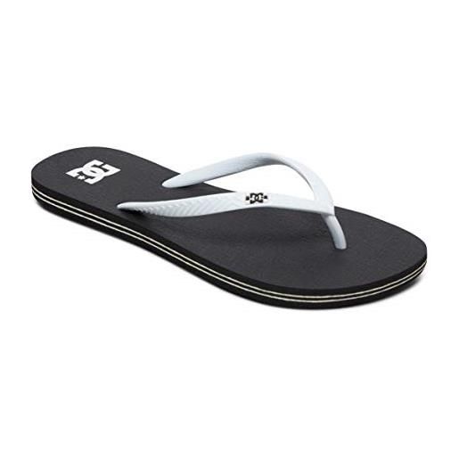 DC Shoes spray, sandali donna, nero bianco, 42 eu