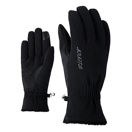 Ziener gloves ibrana guanti multisport da donna, nero, 7